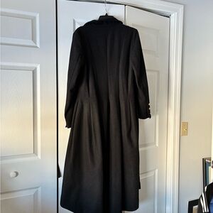 Woman's boho style high low hem coat